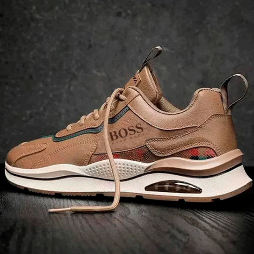 Zapatillas deportivas premium para hombre Boƨƨ Essential + Reloj clásico de regalo