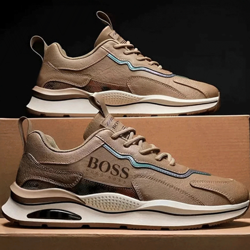 Zapatillas deportivas premium para hombre Boƨƨ Essential + Reloj clásico de regalo