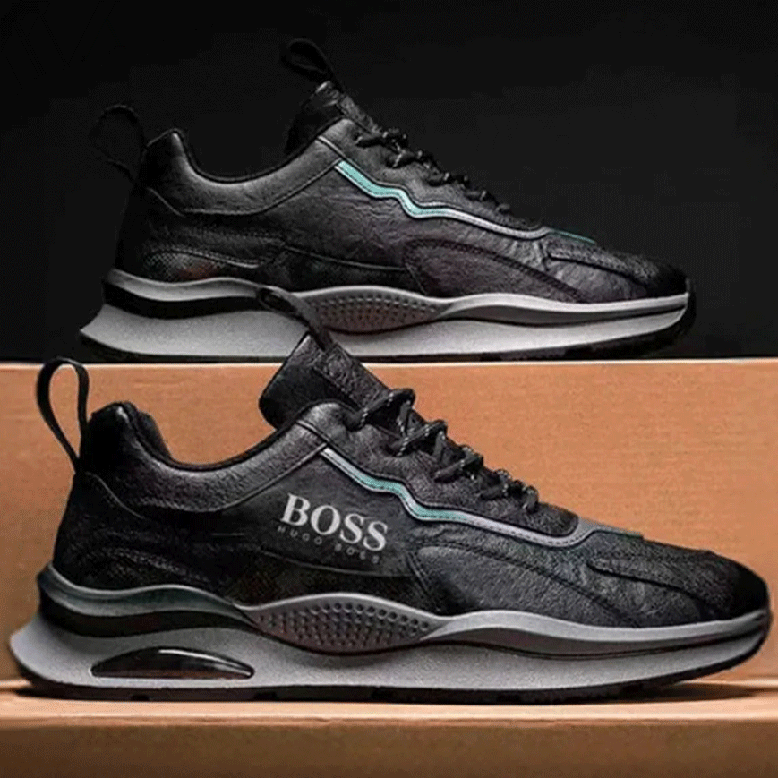 Zapatillas deportivas premium para hombre Boƨƨ Essential + Reloj clásico de regalo