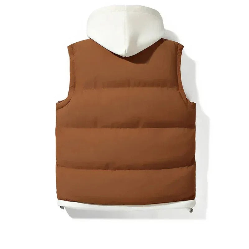 LC™ Quilted Sleeveless Vest with Hood